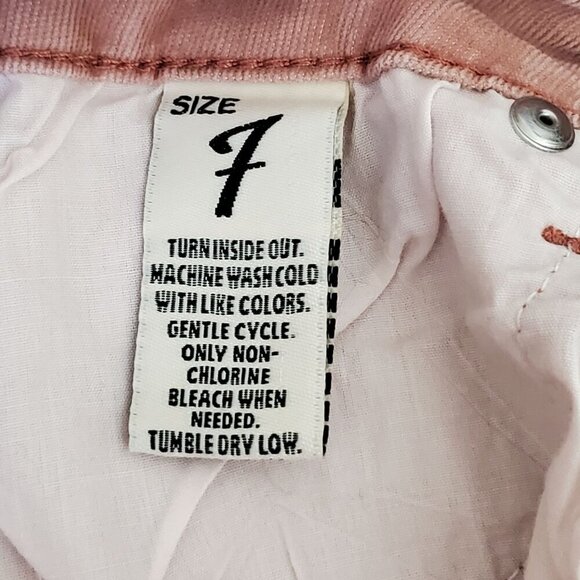 Indigo Rein Womens Color Flex Midrise Skinny Jeans Size 7 Pink Denim Blend - Picture 4 of 15